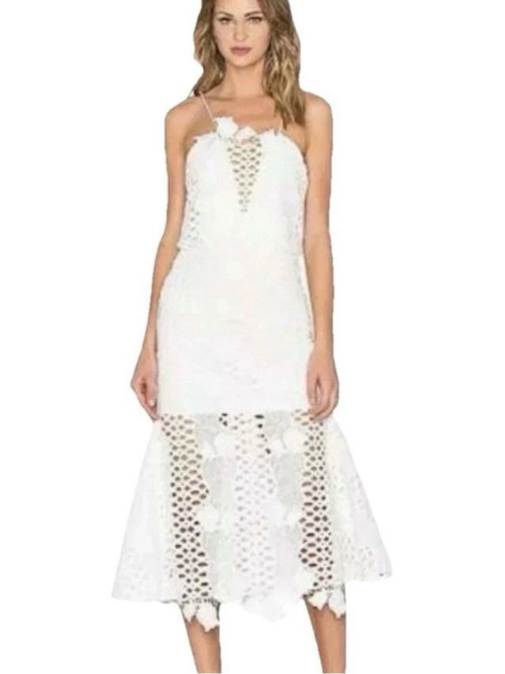 Alice McCall Love Light Lace Maxi Dress Sz 2 Formal Party Mermaid Wedding $500